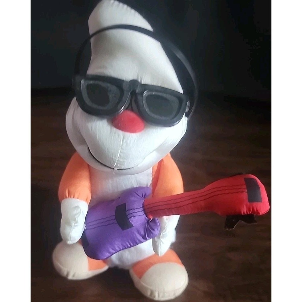 Halloween Rock & Roll Pals Animated Dancing Ghost With Guitar TL Toys 1998 Vtg